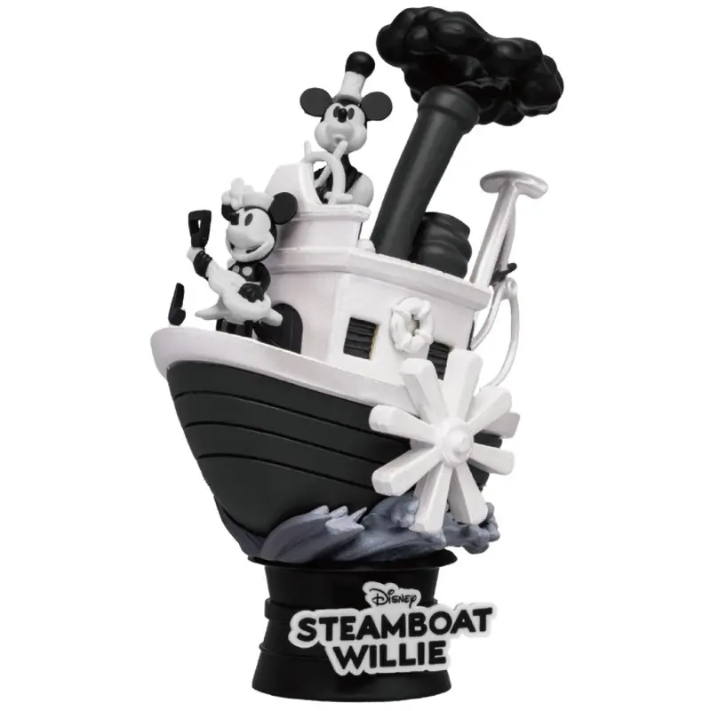Beast Kingdom D-Stage Disney Steamboat Willie Exclusive Version Mickey and Minnie Mouse