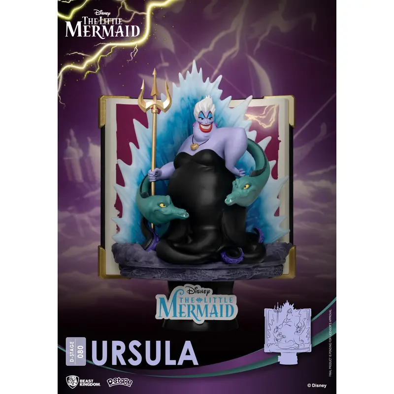 Beast Kingdom D-Stage Disney Story Book Series The Little Mermaid Ursula Figure