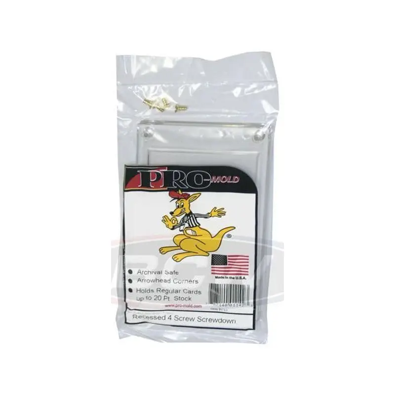 BCW - 4 Screw Recessed Screwdown Card Holder