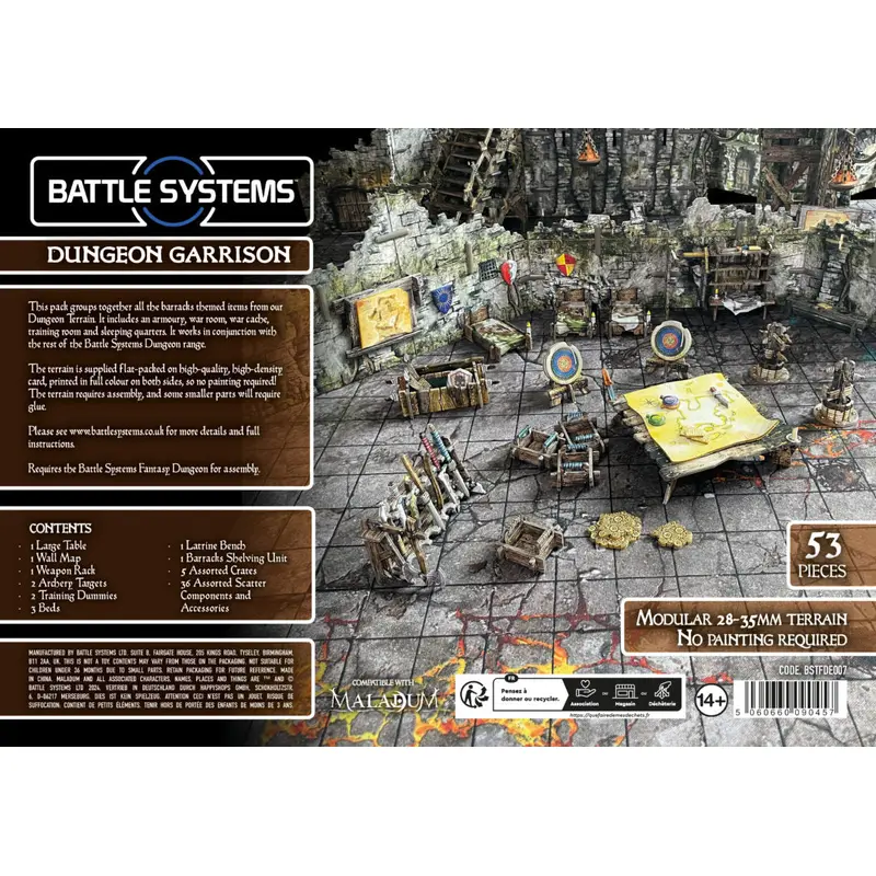 Battle Systems Fantasy Dungeon Terrain - Dungeon Garrison