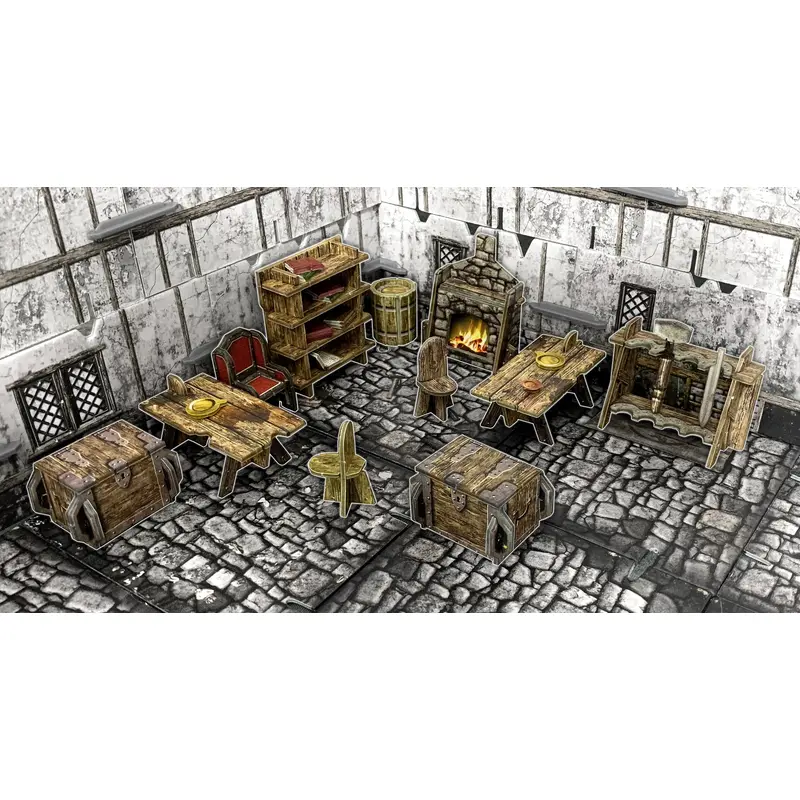 Battle Systems Fantasy Wargames Terrain - Fantasy Village Furniture