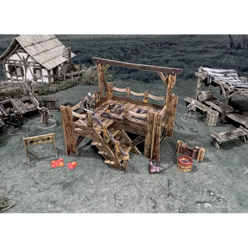 Battle Systems Fantasy Wargames Terrain - Gallows & Stocks