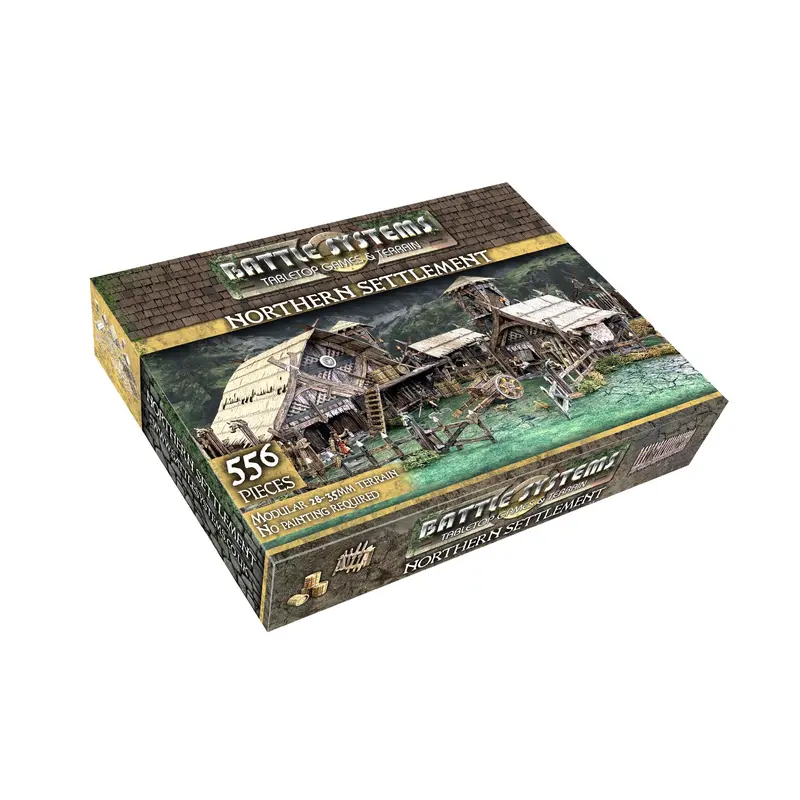 Battle Systems Fantasy Wargames Terrain - Northern Settlement