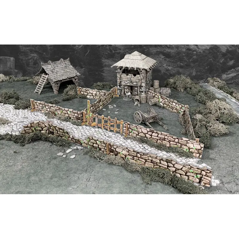 Battle Systems Fantasy Wargames Terrain - Stone Walls