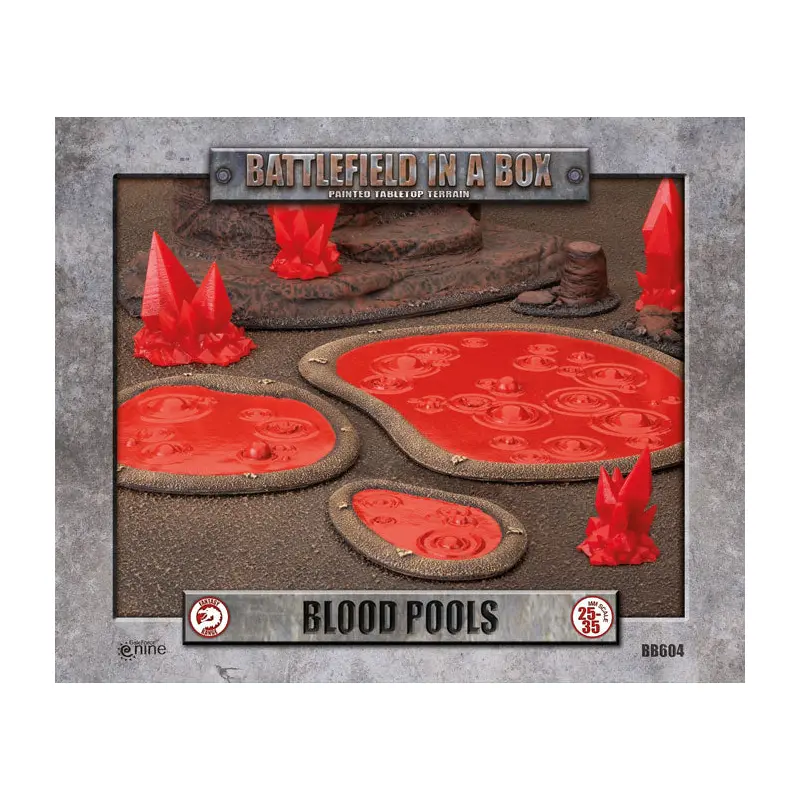 Battlefield in a Box: Blood Pools (x3) - 30mm
