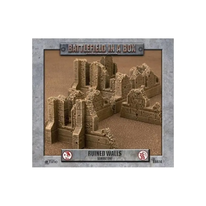 Battlefield in a Box: Gothic Battlefields: Walls - Sandstone (x1)