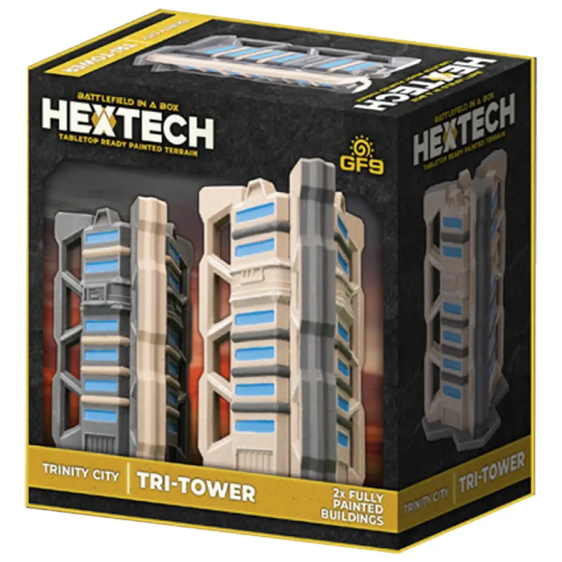 Battlefield in a Box: Hextech Terrain - Trinity City Tri-Tower