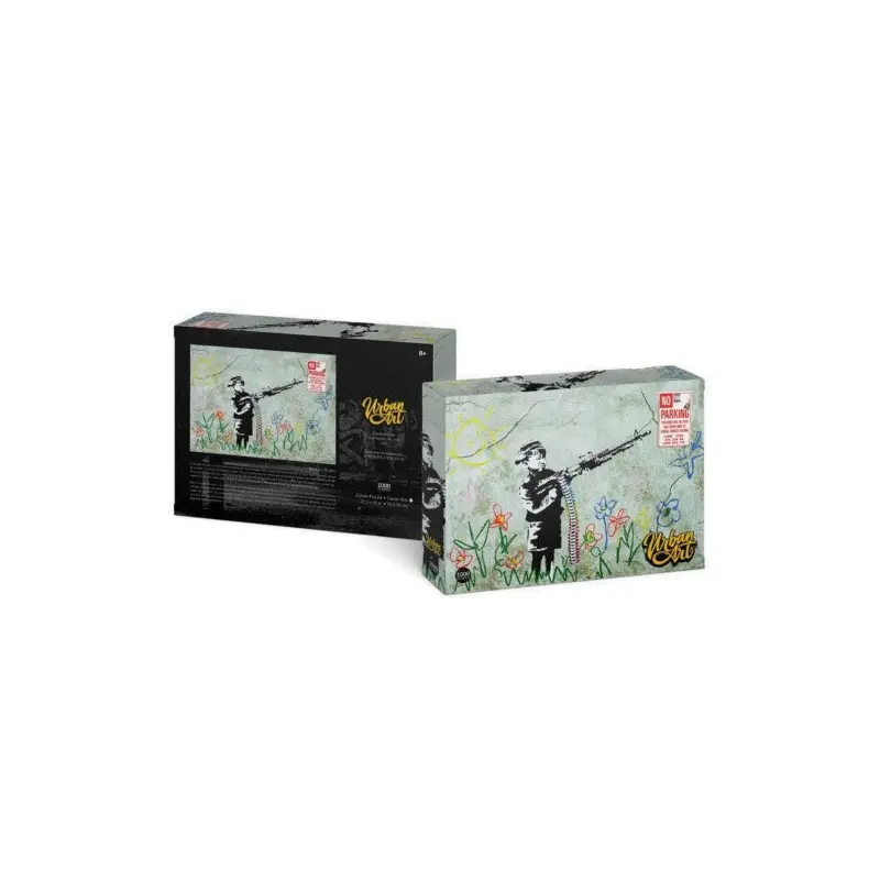 Bansky Urban Art Crayola Shooter 1000 Piece Jigsaw