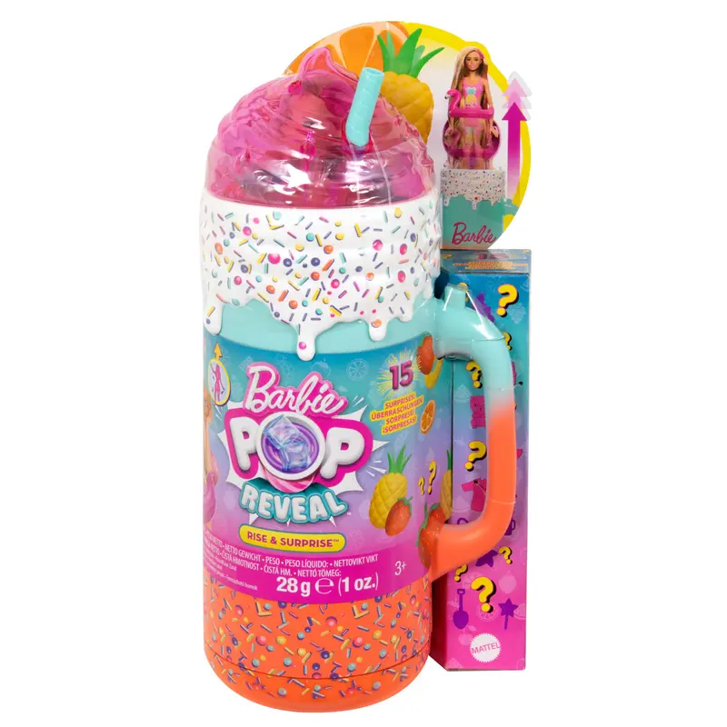 Barbie - Pop Reveal Rise & Surprise Fruit Series Giftset - Tropical Smoothie