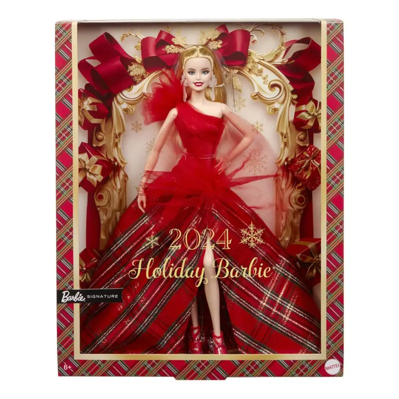 Barbie Signature Holiday Doll with Blonde Hair