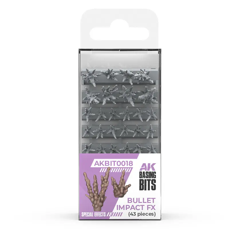 Basing Bits - Bullet Impact Fx (43 Pieces)