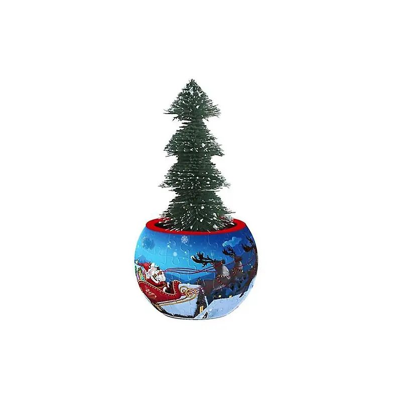 3D Flowerpot Santa Claus is getting busy