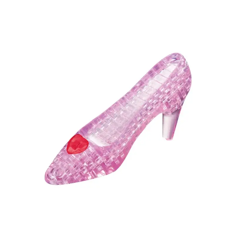 3D Glass Shoe Crystal Puzzle