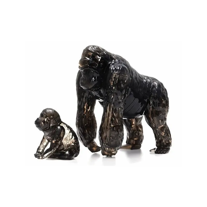 3D Gorilla & Baby Crystal Puzzle