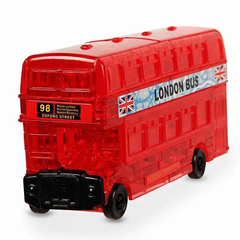 3D London Bus Crystal Puzzle