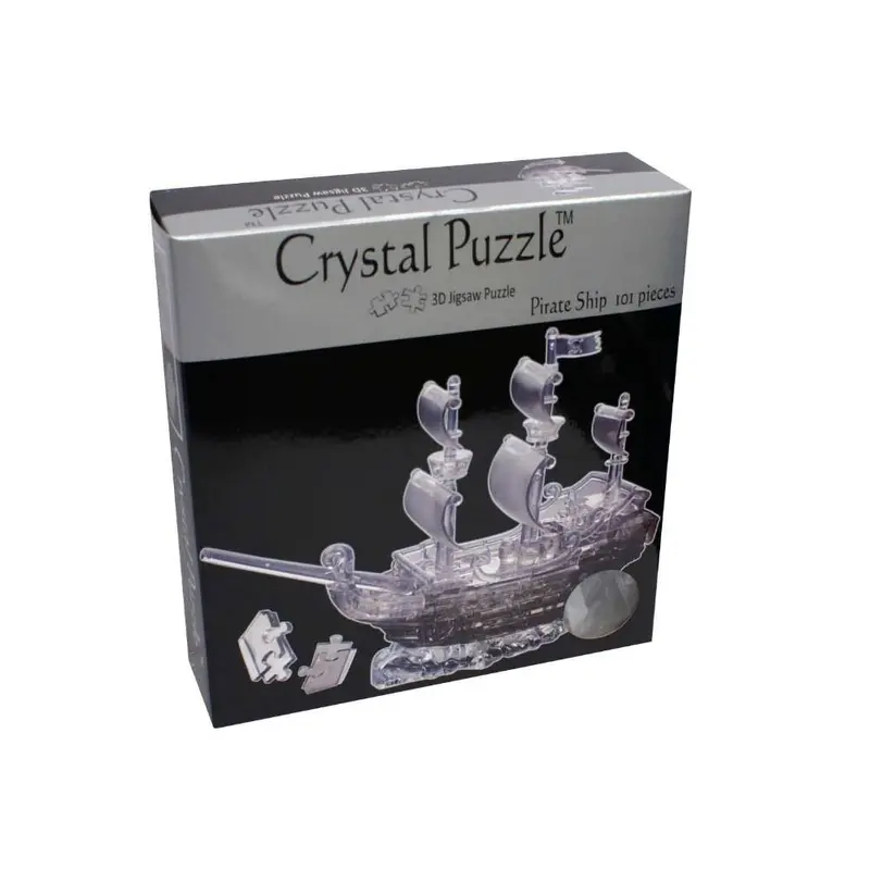 3D Pirate Ship Crystal Puzzle