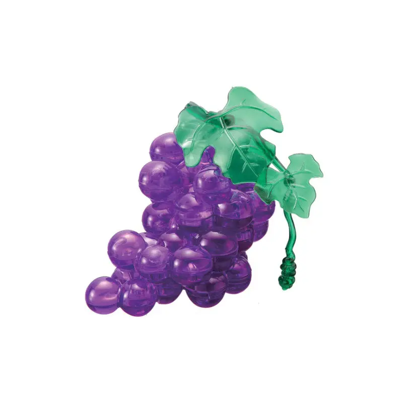 3D Purple Grapes Crystal Puzzle