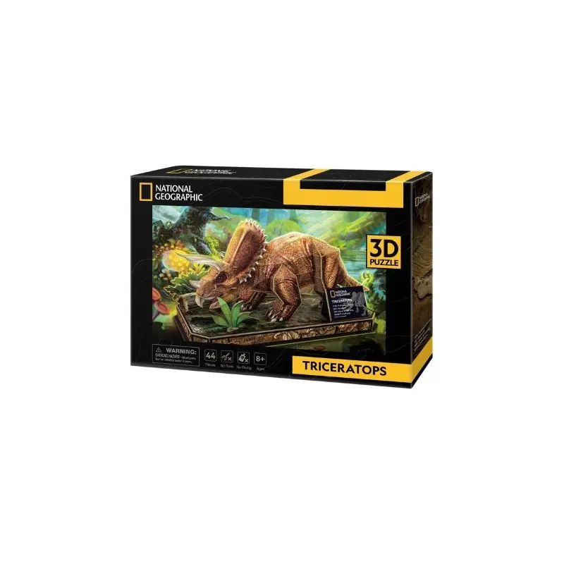 3D Puzzles: Triceratops 3D 44 Piece