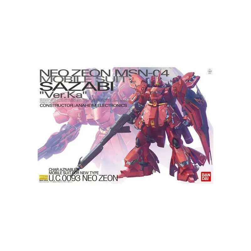 Bandai MG 1/100 Msn-04 Sazabi Ver.Ka