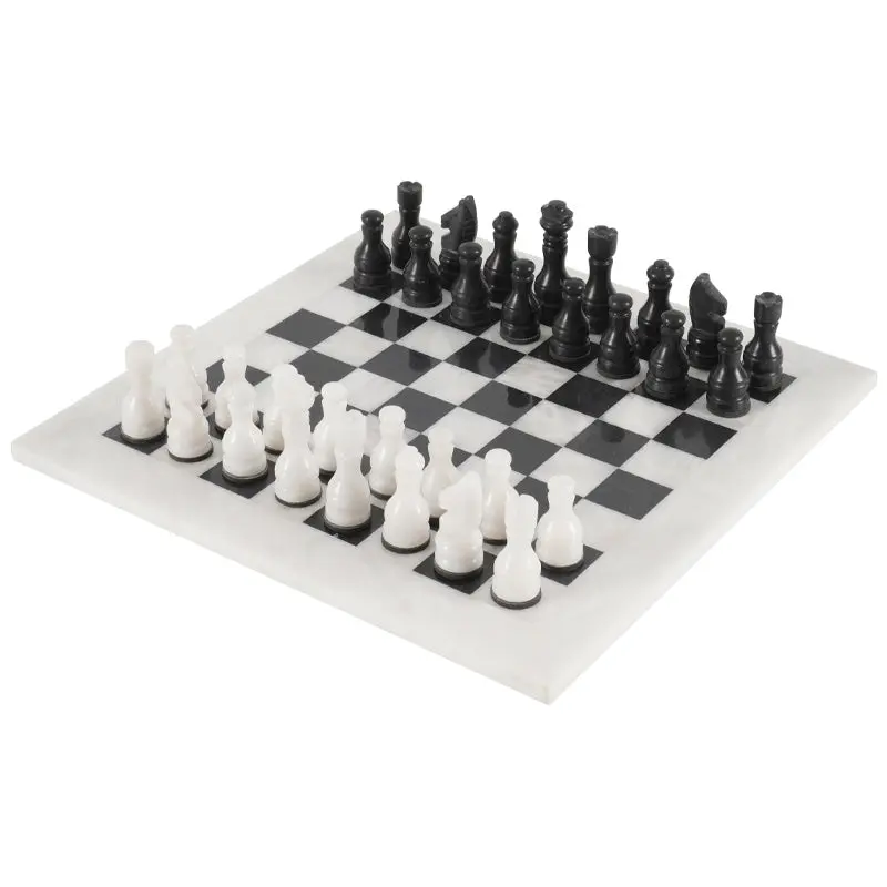 30cm Chess Set - White & Black