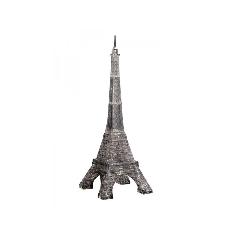 3D Black Eiffel Tower Crystal Puzzle