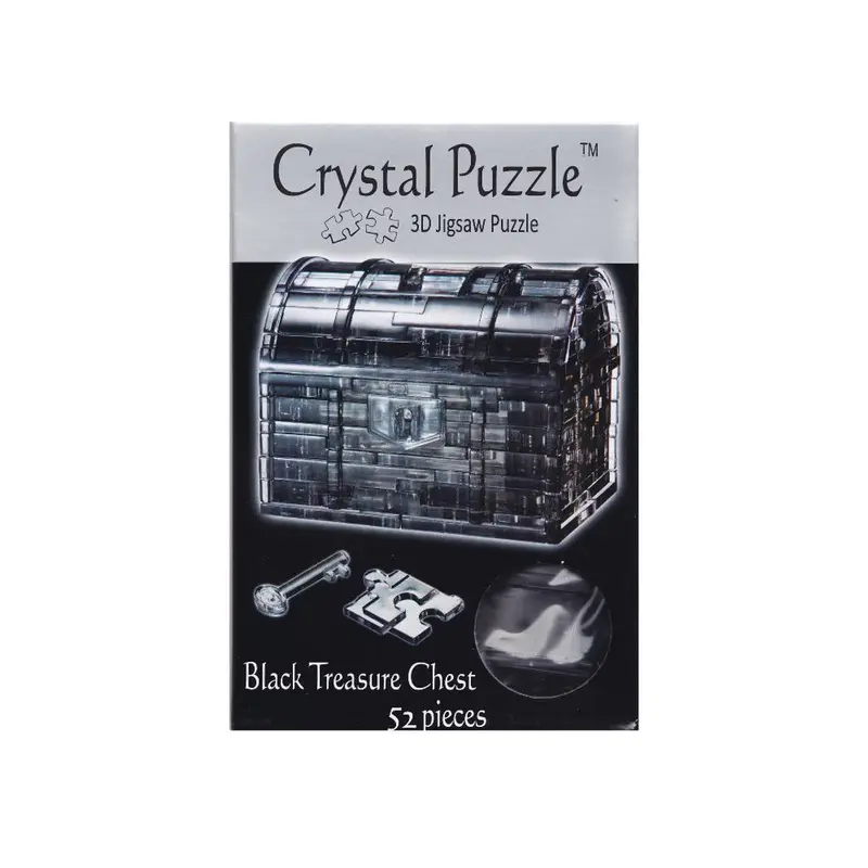 3D Black Treasure Crystal Puzzle