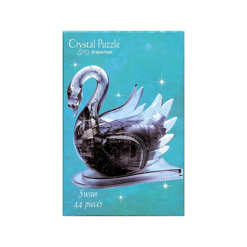 3D Crystal Puzzle - Black Swan