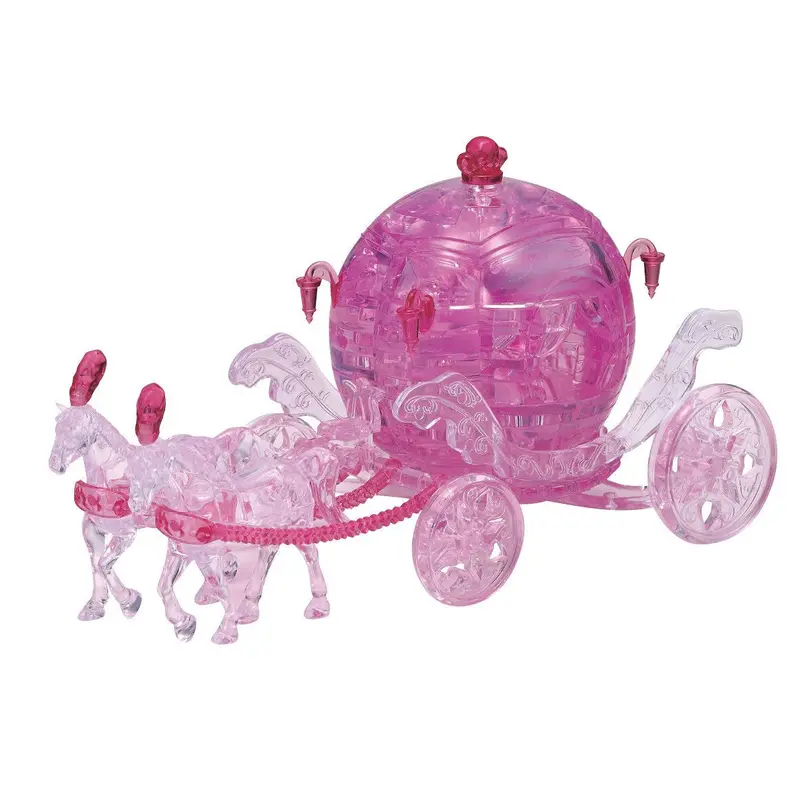 3D Crystal Puzzle - Royal Carriage Pink