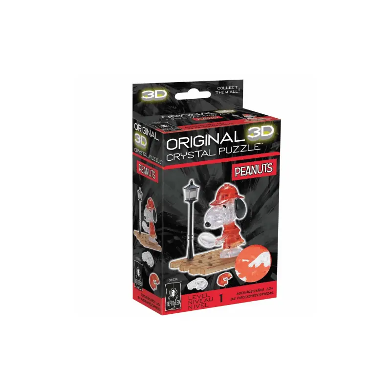 3D Crystal Puzzle - Snoopy Detective