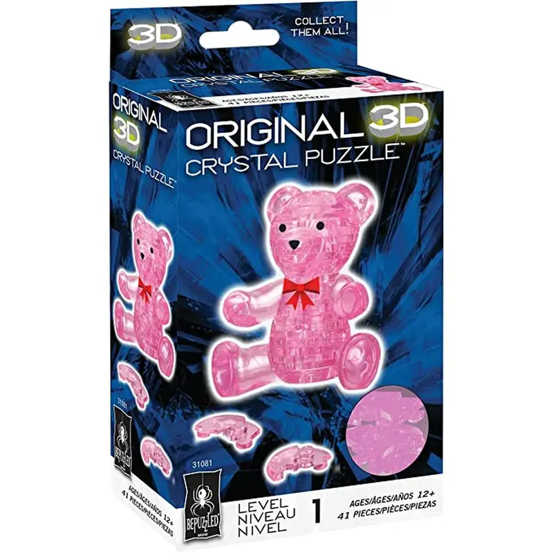 3D Crystal Puzzle - Teddy Bear