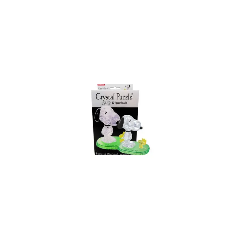 3D Crystal Snoopy Woodstock