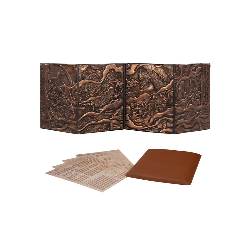 3D Faux-Leather Customizable Game Master Screen