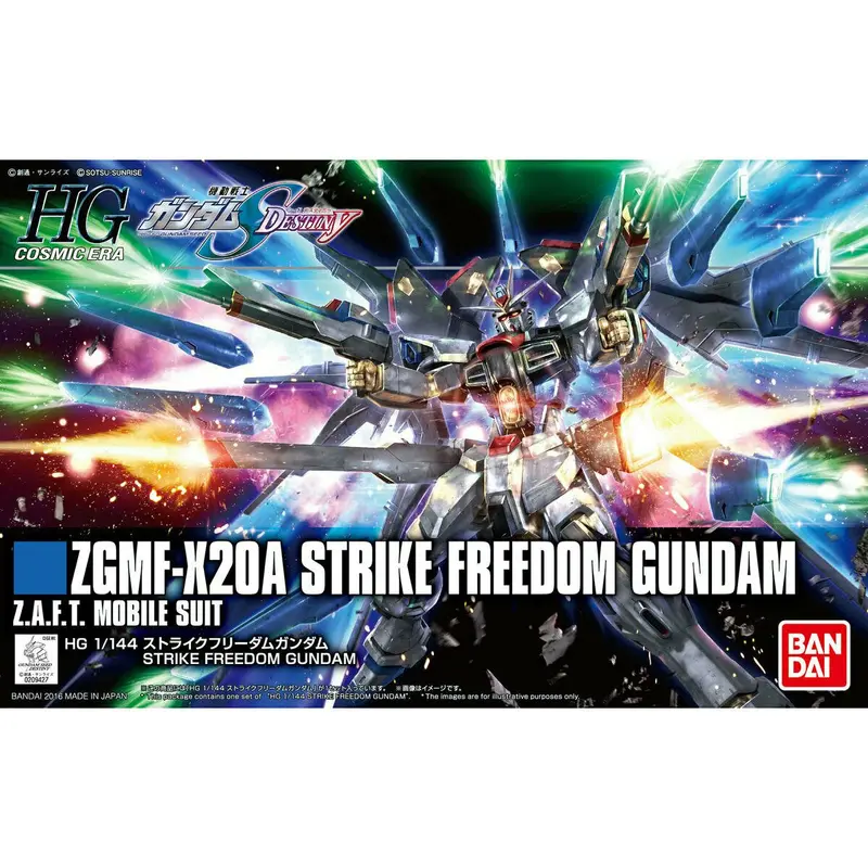 Bandai Hg 1/144 Strike Freedom Gundam