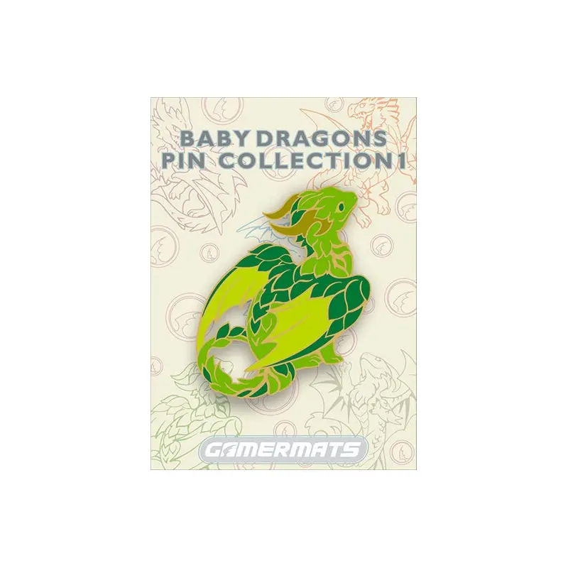 Baby Green Dragon from Baby Dragons Pin Set 1 - 2 Pin
