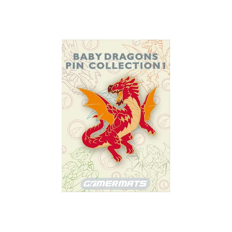 Baby Red Dragon from Baby Dragons Pin Set 1 - 2 Pin