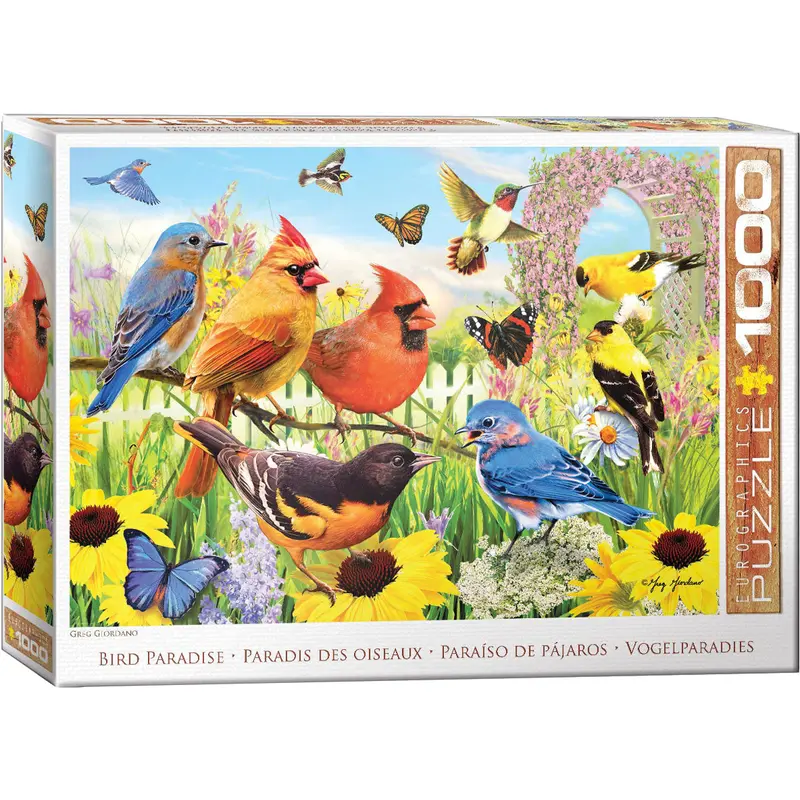 Backyard Birds 1000 Piece Jigsaw