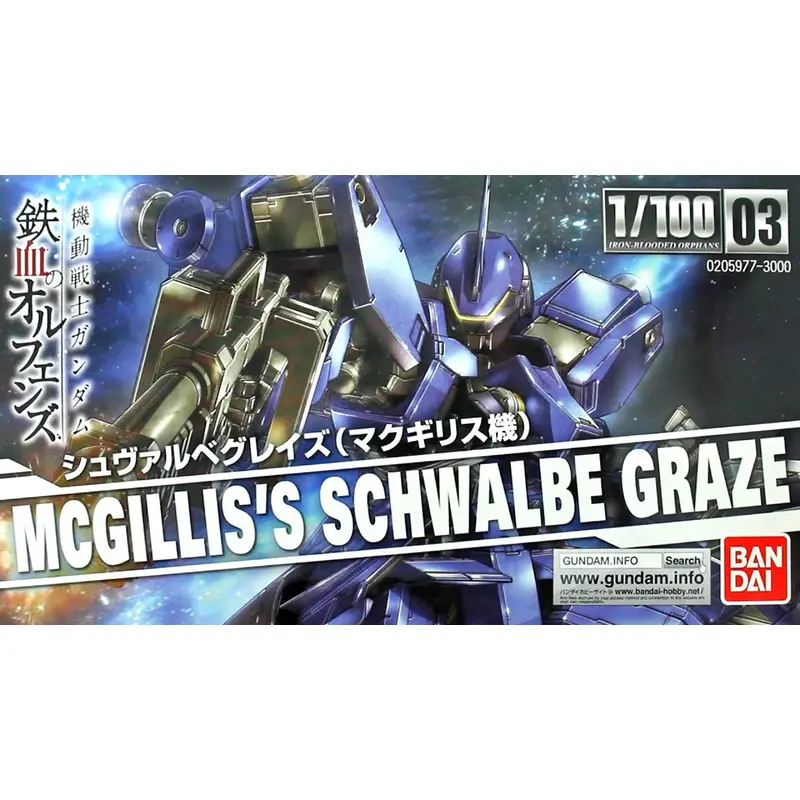 Bandai 1/100 McGilliss Schwalbe Graze