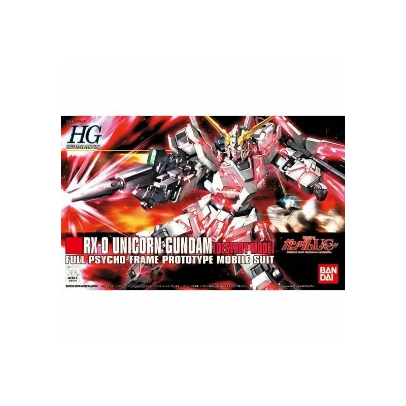 Bandai 1/144 HGUC RX-0 Unicorn Gundam (Destroy Mode)