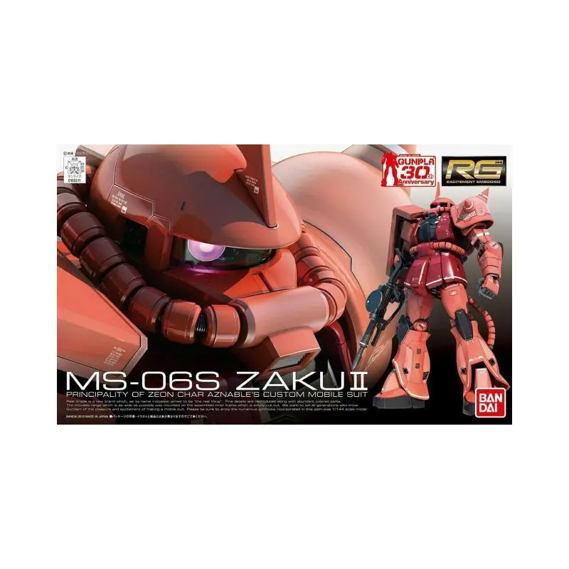 Bandai 1/144 Rg Ms-06s Zaku II