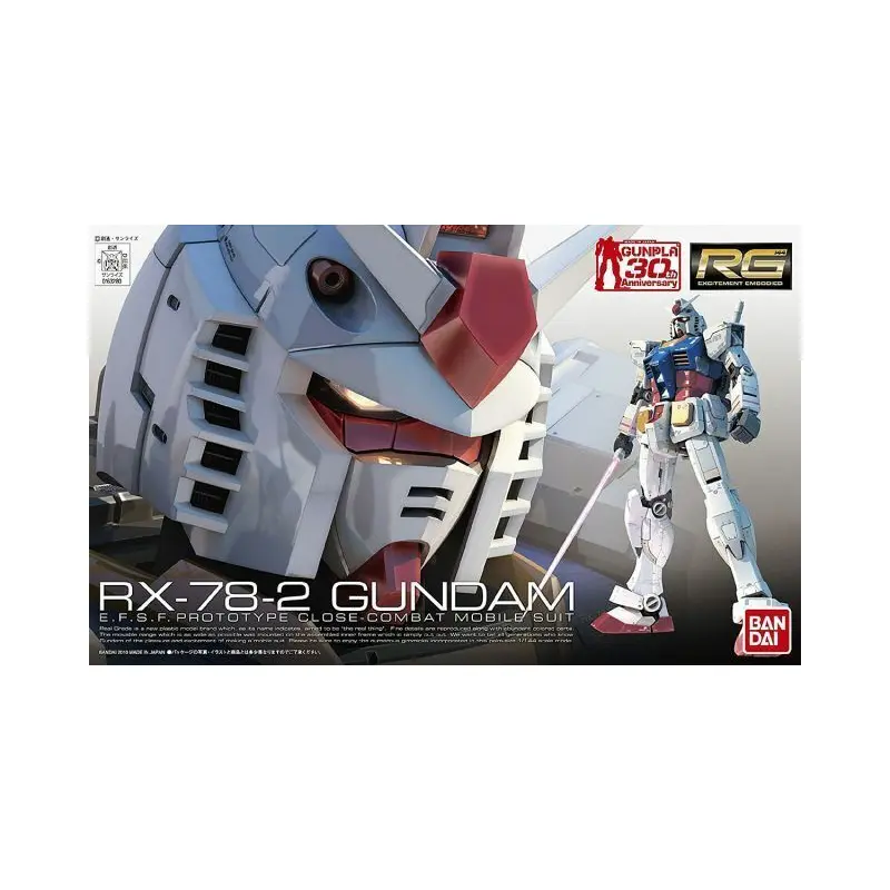 Bandai 1/144 Rg Rx-78-2 Gundam