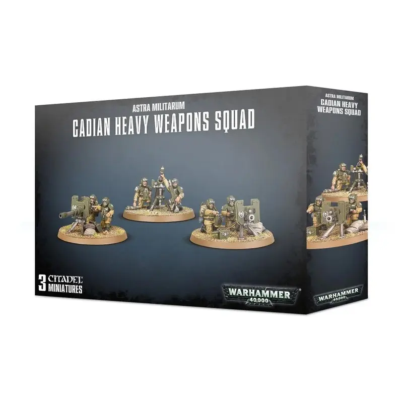 Astra Militarum - Cadian Heavy Weapon Squad (47-19)