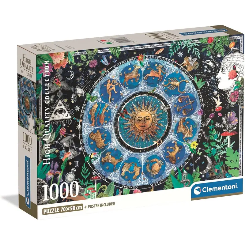 Astrological Chart 1000 Piece Jigsaw (High Quality)