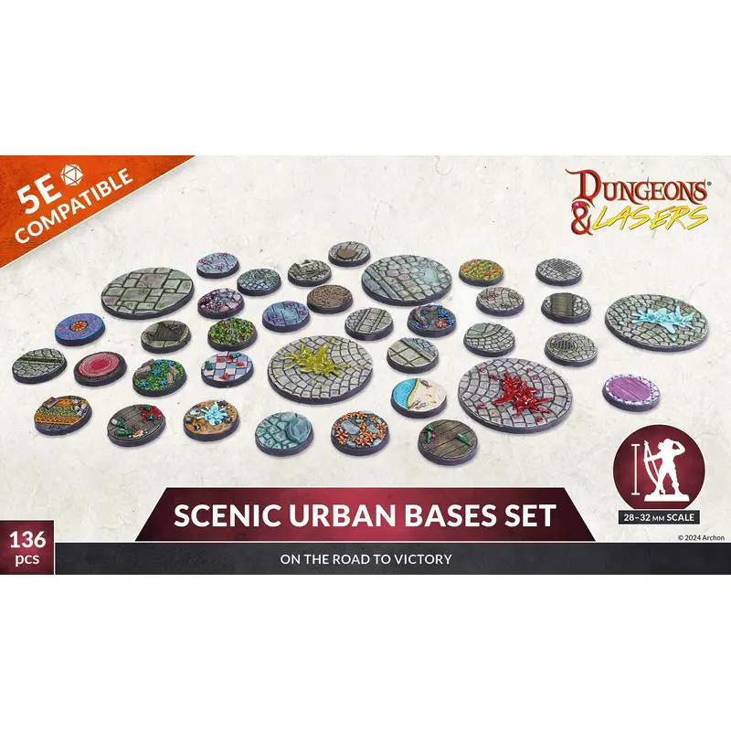 Archon Studio Dungeons and Lasers Scenic Urban Bases Set