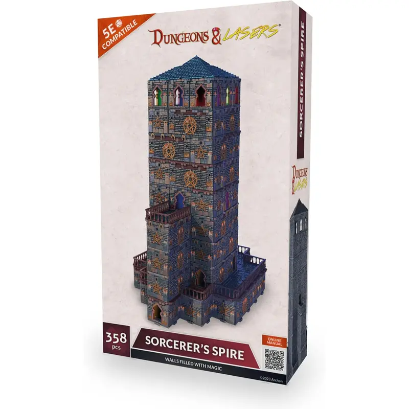 Archon Studio Dungeons and Lasers Sorcerers Spire Starter Set