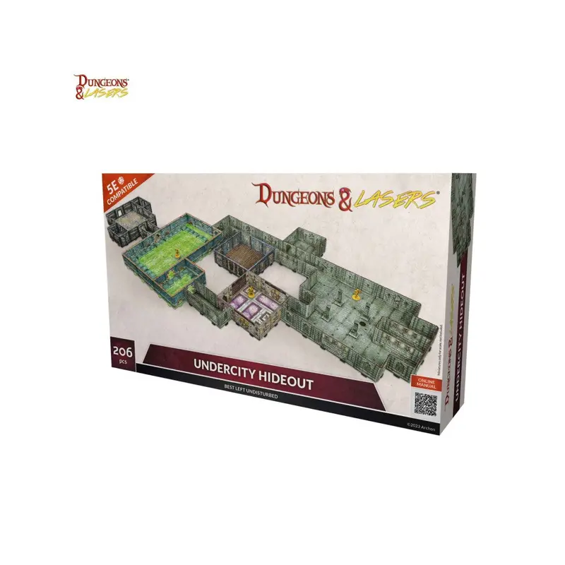 Archon Studio Dungeons and Lasers Undercity Hideout Starter Set