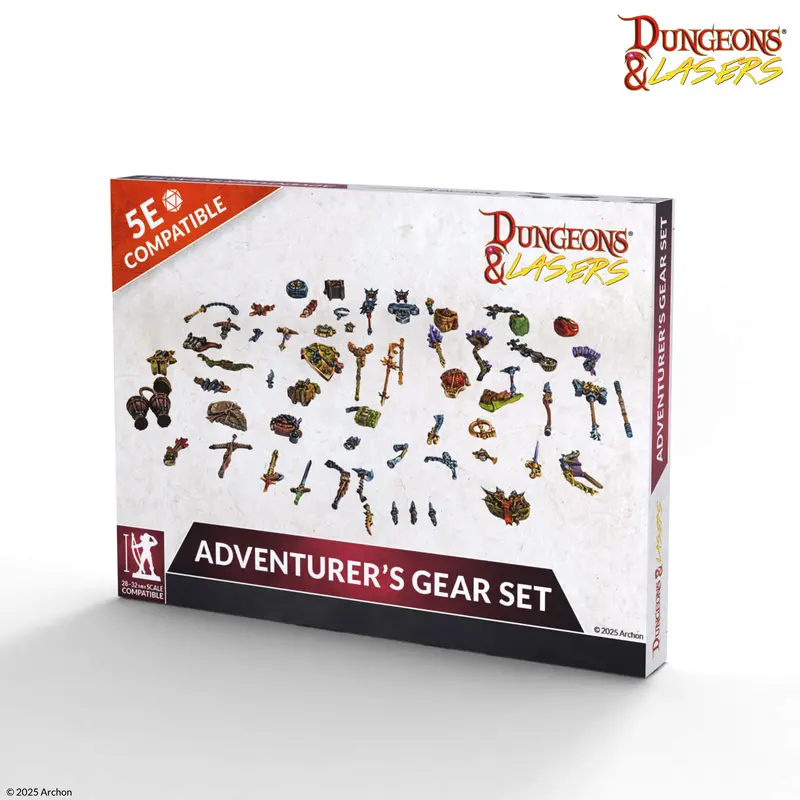 Archon Studio Dungeons & Lasers: Adventurer's Gear Set (DNL0107)