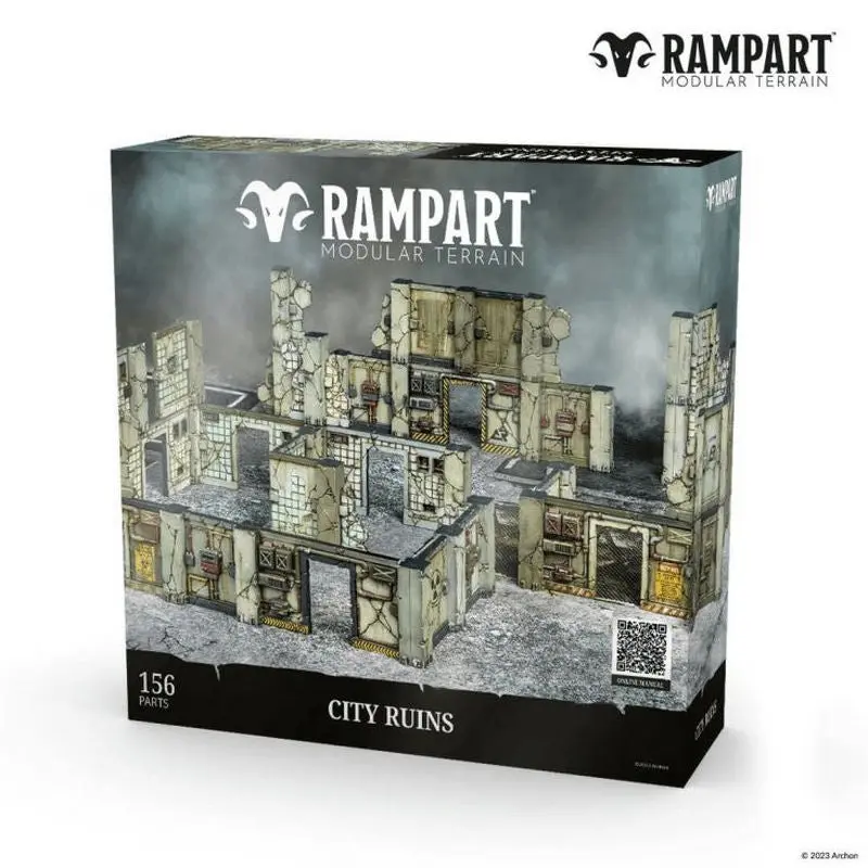 Archon Studio Dungeons & Lasers: Rampart - City Ruins Miniature Accessories (RAM0007)